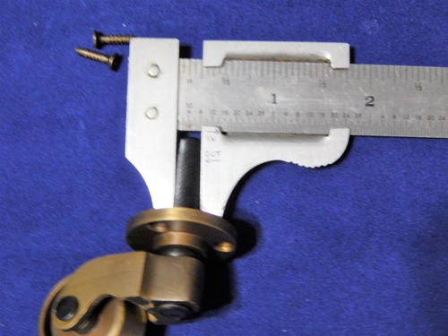 Brass Caster With Brass Fork Antique Finish