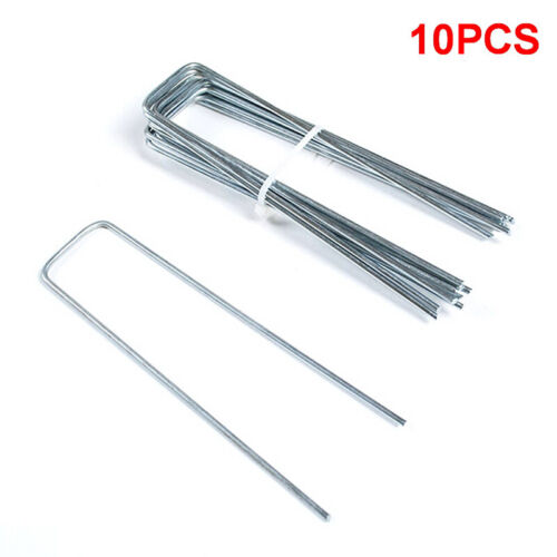50x Pieces Camping Awning Canopy Tent U Shape Pins Pegs Stakes Ground NailsZ SC