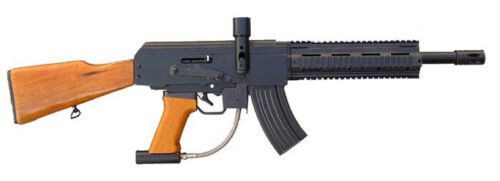 Konkor AK 47 CQB RIS .68 Paintball Marker Rifle Wood Stock Grip 