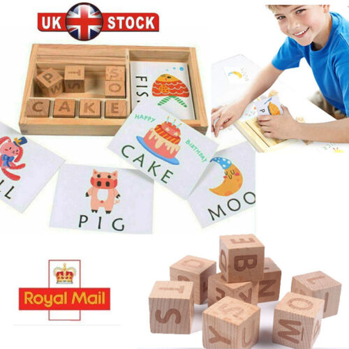3-in-1 Spelling Learning Game Wooden Spelling Words Enlightenment Baby kids Gift