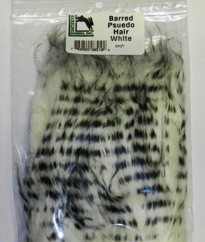 HARELINE BARRED PSEUDO HAIR FLY AND JIG TYING MATERIAL YOU PICK COLOR