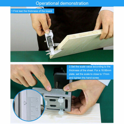 14pcs//Set Pocket Hole Jig Kit Woodworking Guide Oblique Drill Angle Hole Locator