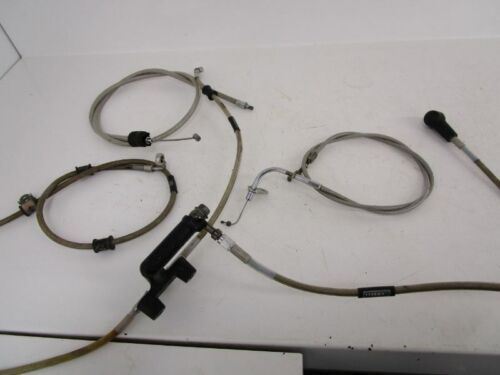 05 Yamaha XVS 1100 Russell Stainless Steel Brake Line Throttle Cable 2002-2009