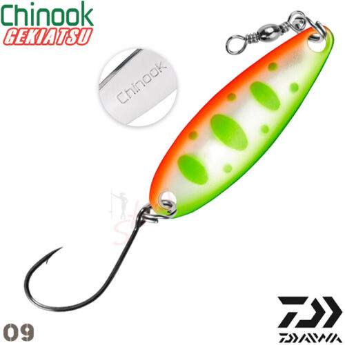 Daiwa Chinook Gekiatsu 10 g 42 mm trout spoon various colors 