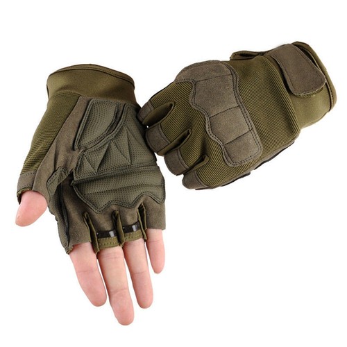 1 Pair Practical Outdoor Sports Tactical Gloves Cycling Bike Half Finger Glove