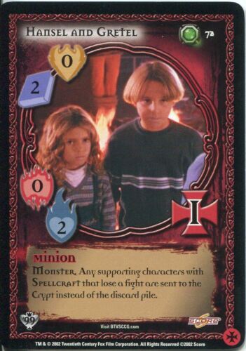 Buffy TVS CCG Limited Class Of 99 Uncommon Card #72 Hansel And Gretel