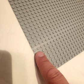 LEGO Baseplates 15.5x15.5 Gray Lego Building Board Base plate - Set of 2
