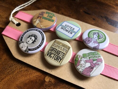 Pin Badge Set Magnet Set Suffragettes Votes For Women 