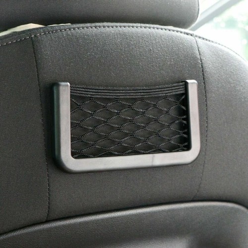 20*8cm Car Seat Door Side Elastic Storage Net Bag Phone Holder Pocket Organizer