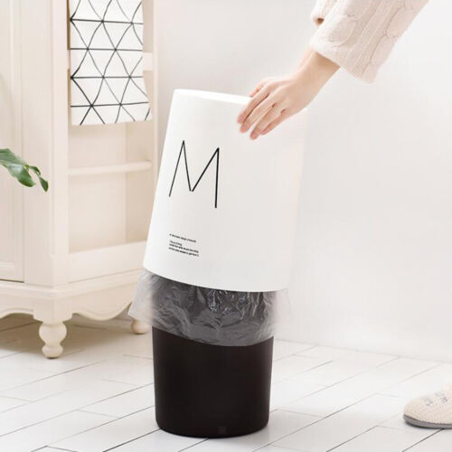 Runder Mülleimer Papierkorb Mülltonne für Badezimmer Puderzimmer Küchen