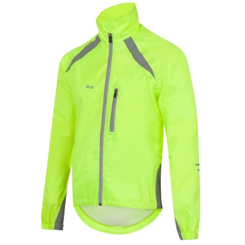 Hi Viz D2D Men/'s Hydroviz Windproof and Waterproof Cycling Jacket