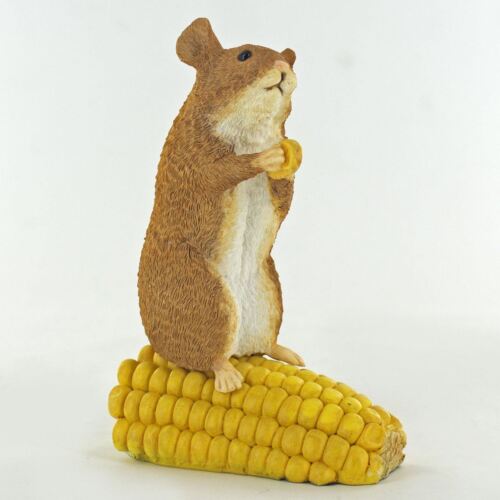 Hamster sur le maïs bowbrook collection oranament Figurine Décoration