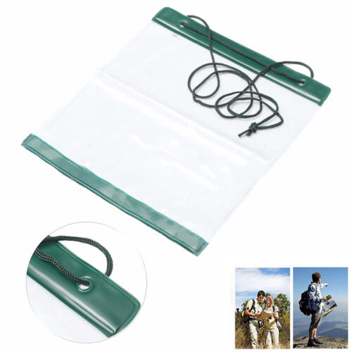 Waterproof Camping Hiking Portable Clear Map Covers Storage Case Dry Bag E4H