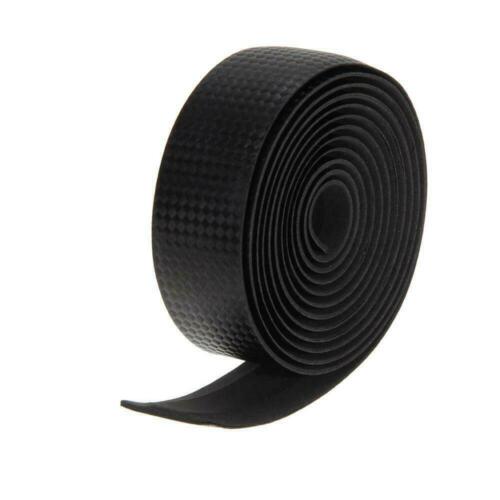 Carbon Fiber Bike Handlebar Tape Comfort GEL Road Wrap+2 Bar Belt Straps Supply