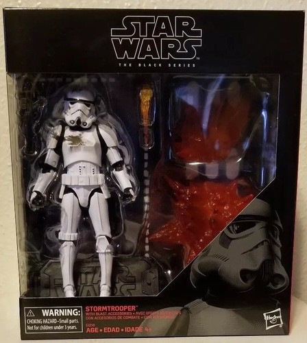 Star Wars Black Series 6 inch exclusive Stormtrooper with Blast Accessories