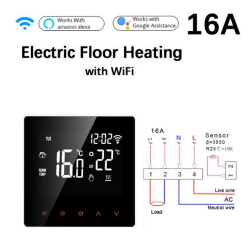 Tuya WiFi Smart Thermostat Electric Floor Heating Water Gas Boiler ME81H ME88H 