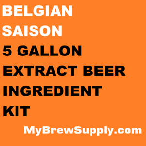 Belgian Saison Homebrew 5 Gallon Beer Extract Ingredient Kit My Brew Supply