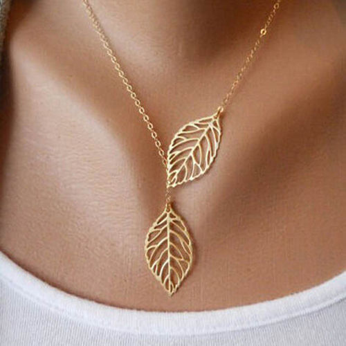 Women Gold Silver Plated Multi-Layer Round Long Drop Chain Pendant Necklace 