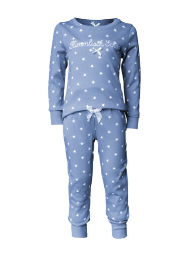 %% LOUIS & LOUISA  " Himmlisch Schön " Pyjama Sterne grau Gr.92-104 NEU %% 