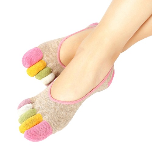 Lk /_ Damen Baumwolle Fünf Finger Trainer Low Cut Zeh Yoga Sportsocken Eyef