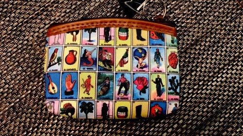 X2 LOTERIA PURSE BAG MEXICAN BINGO MAKE UP BAG COIN PURSE WOMAN BRAND NEW