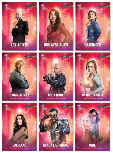 DC CW Crisis On Infinite Earths CW Show 9 Card Promo Set Superman Flash