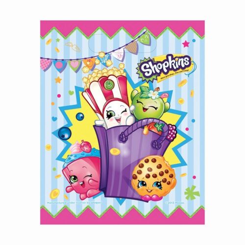 8ct 7.5 x 9 inches Shopkins Goodie Bags