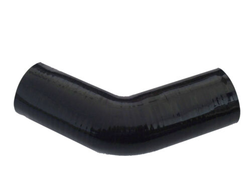 Black Silicone Hose 1 3//8/" 45 Degree ID 35mm Coolant Coupler Tube Pipe Kit