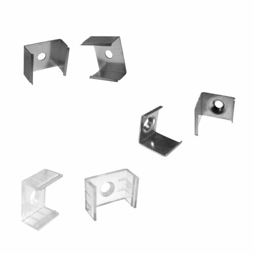 Befestigungsclips für LED Alu Profile Montageclips Set 