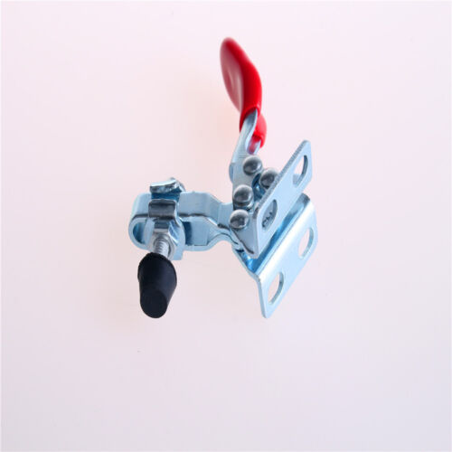 Red Grip Metal Horizontal Quick Holding Toggle Clamp 90Kg 198lbs B201 