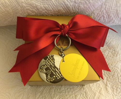 Details about  &nbsp;Neiman Marcus 100th Anniversary (2007) Gift Box with Keychain 5 x 5 x 3.5 inch