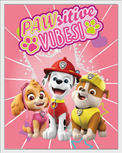 Dekoration Pawsitive Vibes Paw Patrol Kinder Serie Mini Poster Plakat Grosse 40x50 Cm Mobel Wohnen privathospital Dk