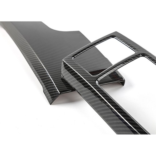 CarbonFiber Central Control Decor Panel Cover Frame Trim for Ford F150 2015-2017