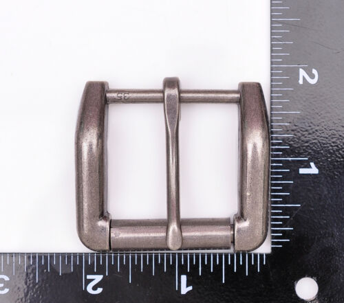 Argent Ancien Single Prong Roller Boucle de ceinture de remplacement pour 35 mm Ceinture Sangle