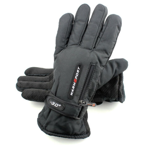 Mens Winter Weatherproof  Outdoor Sports Ski Thermal Insulation Nonslip Gloves