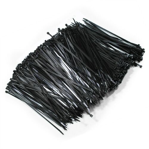 100% authentic 1000-PACK Cable Zip Tie Down Nylon Plastic 8