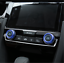 Blue AC Climate Control Trim Knob Cover Decal Ring For Honda Civic 2016-2020
