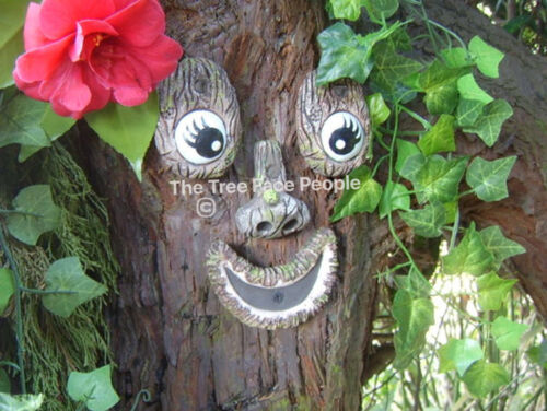 adornos de jardín caras Gracioso cara de árbol decoraciones al aire libre Decoración de jardín 