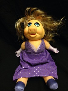 Miss Piggy Dress Up Doll Plush Muppets Vintage Fisher Price 890 | eBay