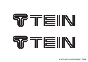 12/" TEIN Sticker DieCut Decal logo JDM 2