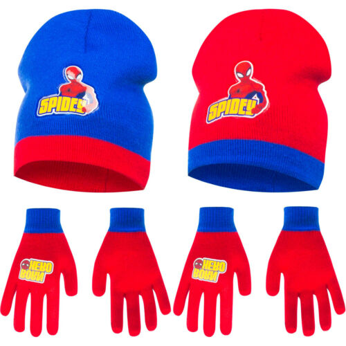 Details about  / Spiderman /'Spidey/' Hat and Glove Set for Ages 3+