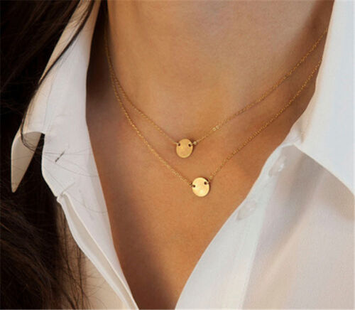 Women Pendant Chain Infinity Choker Chunky Jewelry Charm Statement Bib Necklace