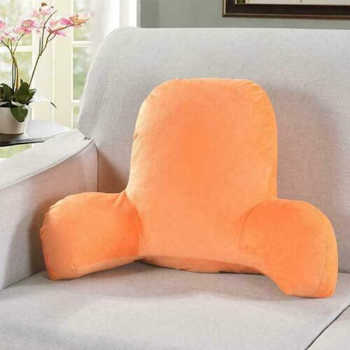 Plush Memory Foam Fill New Best Big Backrest Reading Bed Rest Pillow With Arms