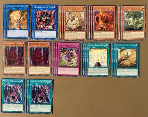 Details about  / Yu-Gi-Oh! Tenyi Wyrm Warriors Deck Set w// Monk of the Tenyi// Berserker of the