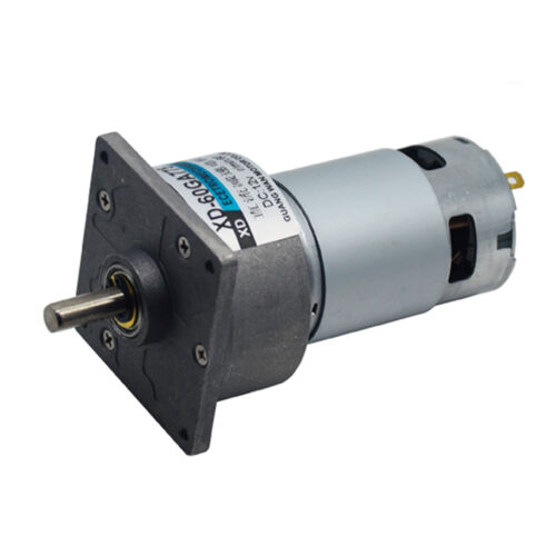 DC12//24V 35W 60GA775 Gear Motor Adjustable Speed with Square Flange Plate Gearbo