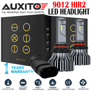 2X 9012 LED Headlight High Low Beam Bulbs B1 For Chrysler 200 300 2011-2015 EOA