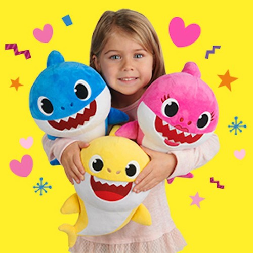 Baby Shark Mommy Daddy Plush Sound Music Song USA Official Brand Wowwee Pinkfong