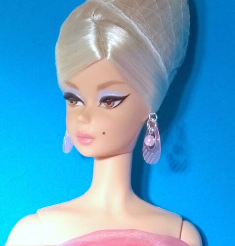 Barbie Dreamz PINK HALO PEARL EARRINGS Doll Jewelry