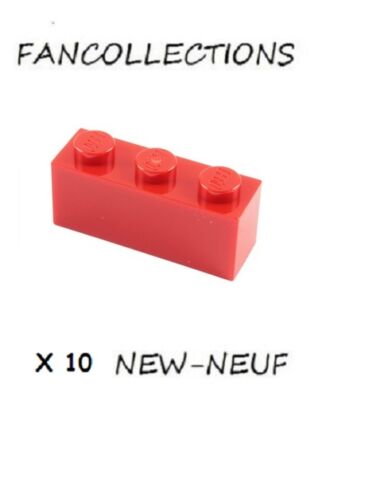3622 NEUF Red X 10 Brick 1 x 3 LEGO