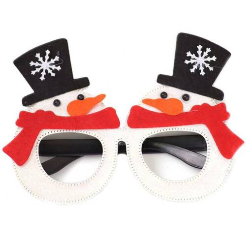 Details about  / Christmas Party Glasses Santa Snowman Adult Kids Favors Cosplay Decoration Toy